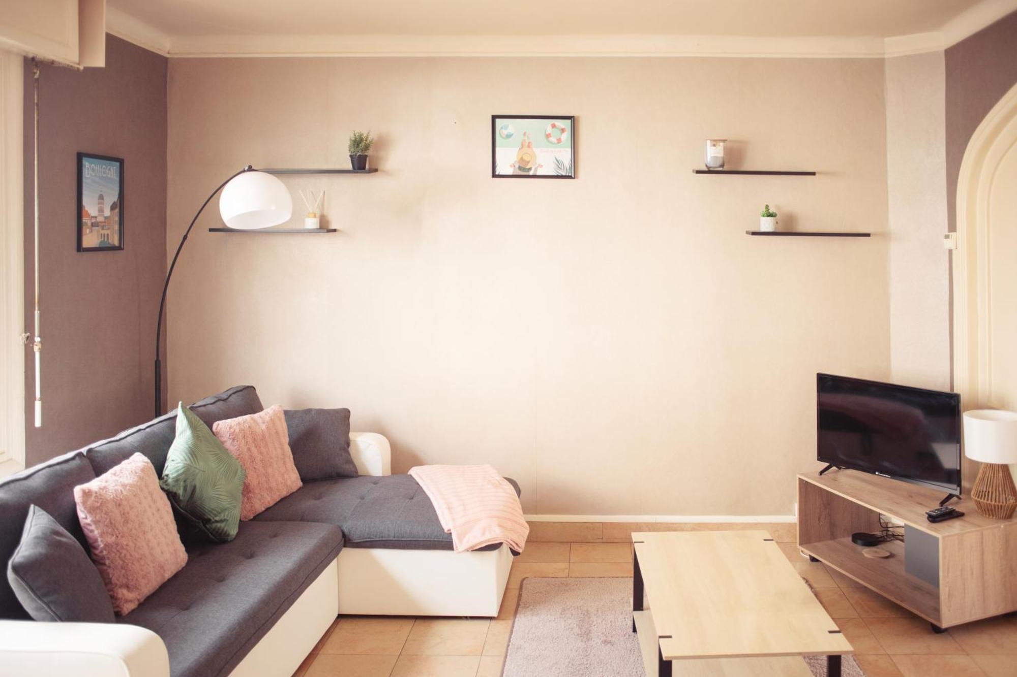 Spa , Jardin 250M2 Et Appartement Cosy De 60 M2 Au Centre Boulogne-sur-Mer Exterior photo